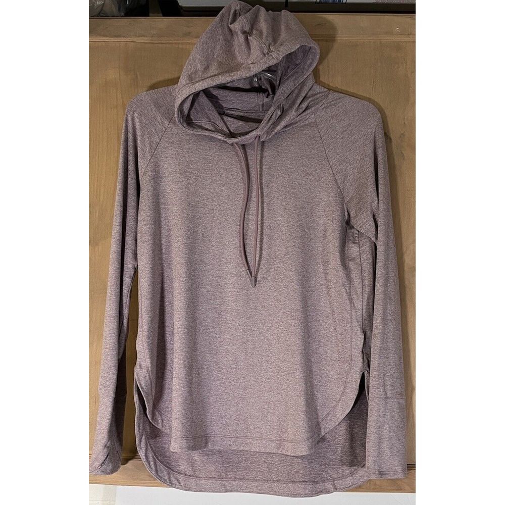 Athleta Women's Uptempo Pullover Stretch Thumbhole Hoodie Sweatshirt Size M